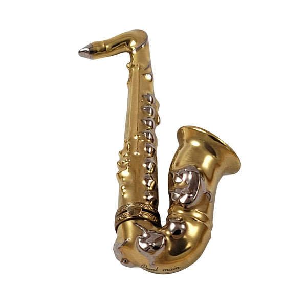 Load image into Gallery viewer, Rochard "Saxophone" Limoges Box