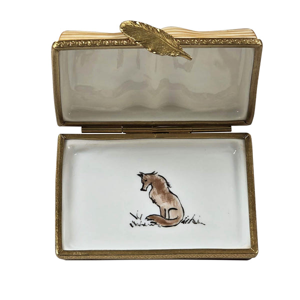 Load image into Gallery viewer, Rochard "Little Red Riding Hood Book" Limoges Box