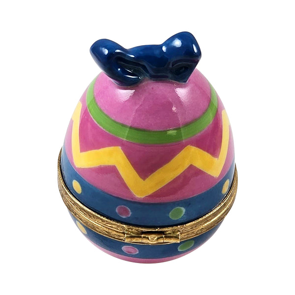 Load image into Gallery viewer, Rochard "Easter Egg with Bow" Limoges Box