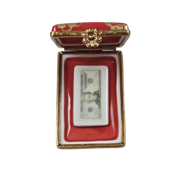 Load image into Gallery viewer, Rochard "Chinese Happy New Year Red Envelope with Removable $20 Bill" Limoges Box