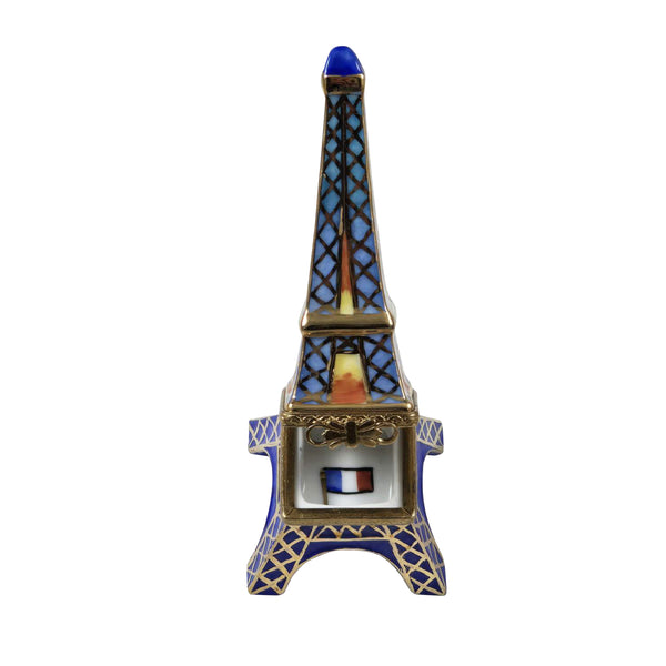 Load image into Gallery viewer, Rochard "Eiffel Tower Blue" Limoges Box