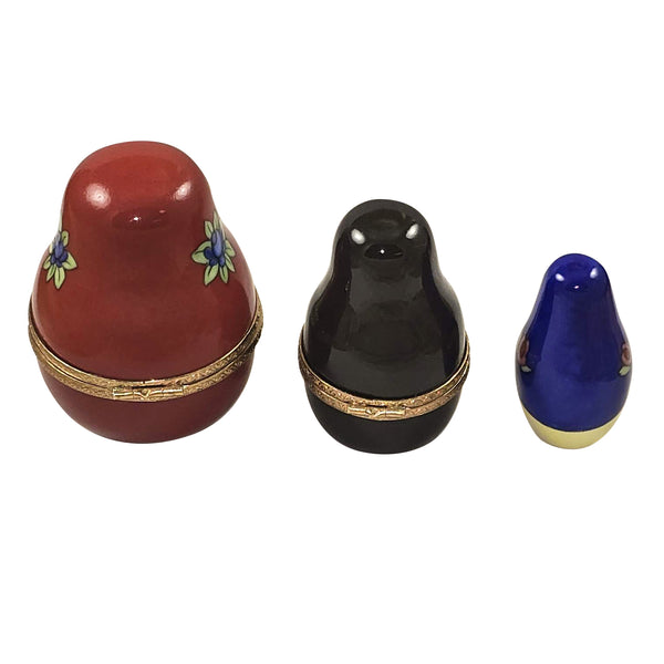 Load image into Gallery viewer, Rochard "Russian Nesting Dolls" Limoges Box