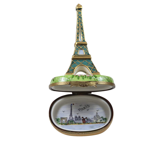 Load image into Gallery viewer, Rochard "Eiffel Tower "Spring in Paris"" Limoges Box