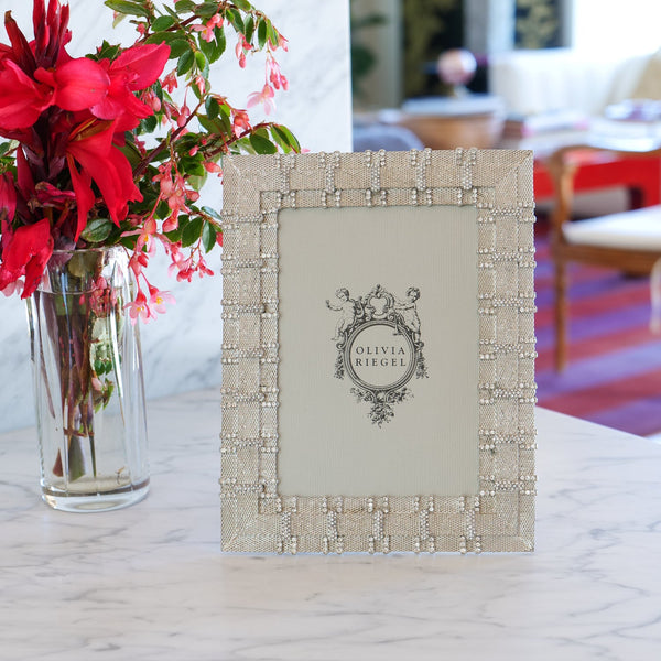 Load image into Gallery viewer, Olivia Riegel Silver Carlyle 5" x 7" Frame