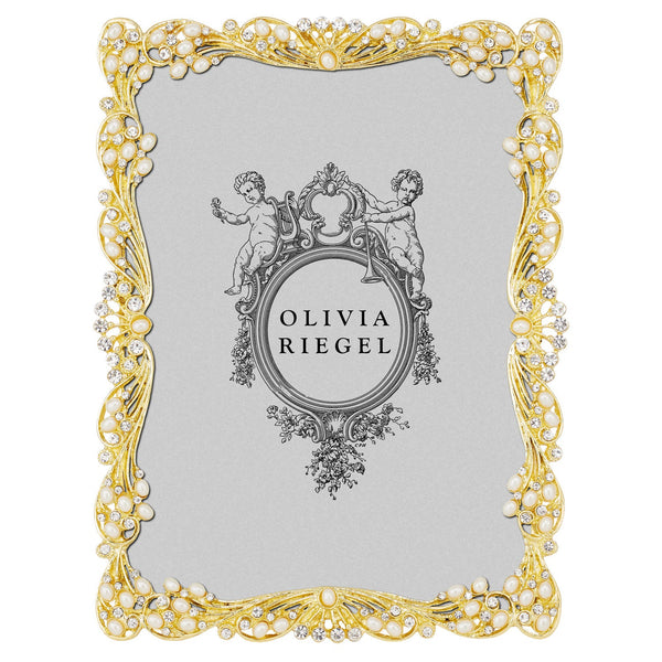 Load image into Gallery viewer, Olivia Riegel Gold Audrey 5" x 7" Frame
