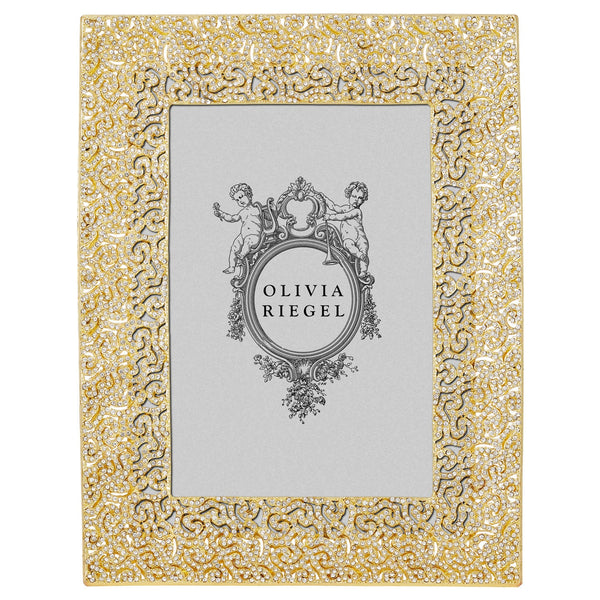Load image into Gallery viewer, Olivia Riegel Gold Biarritz 5" x 7" Frame