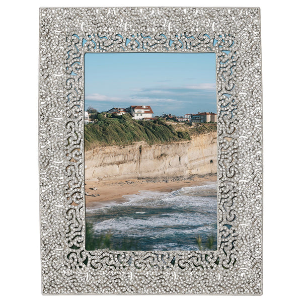 Load image into Gallery viewer, Olivia Riegel Silver Biarritz 5&quot; x 7&quot; Frame
