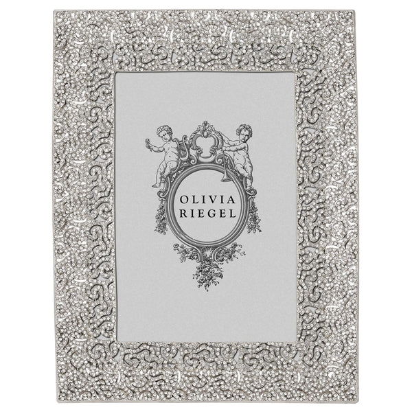 Load image into Gallery viewer, Olivia Riegel Silver Biarritz 5&quot; x 7&quot; Frame
