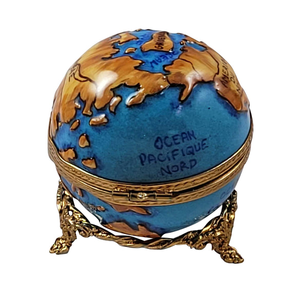 Load image into Gallery viewer, Rochard "Globe - "You Mean The World To Me!"" Limoges Box
