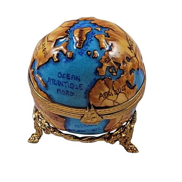 Load image into Gallery viewer, Rochard "Globe - "You Mean The World To Me!"" Limoges Box
