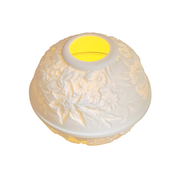 Load image into Gallery viewer, Rochard "Fleur (Flower) Votive Light - Lithosphere" Limoges Box