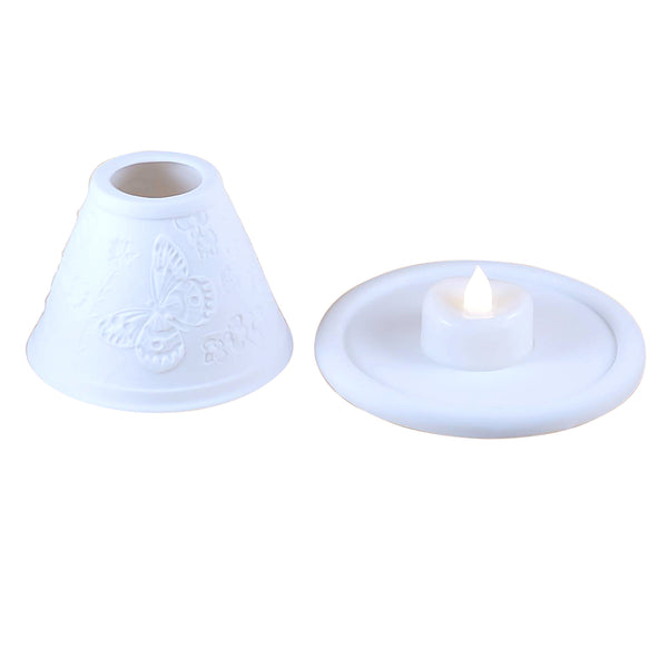 Load image into Gallery viewer, Rochard "Butterfly Votive Light - Conical" Limoges Box