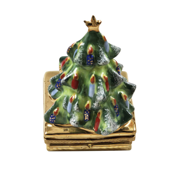 Load image into Gallery viewer, Rochard "Tree with Manger" Limoges Box