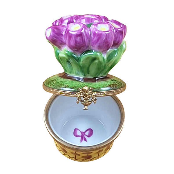 Load image into Gallery viewer, Rochard "Tulips" Limoges Box