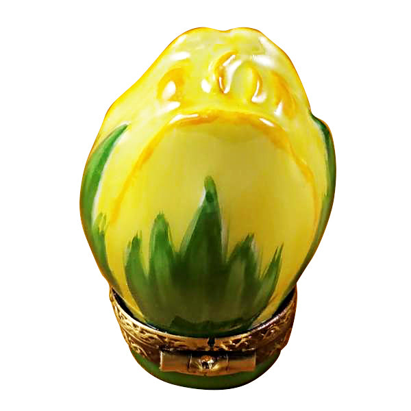 Load image into Gallery viewer, Rochard "Mini Yellow Rose Bud" Limoges Box