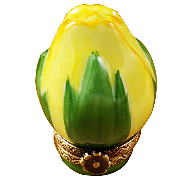 Load image into Gallery viewer, Rochard "Mini Yellow Rose Bud" Limoges Box