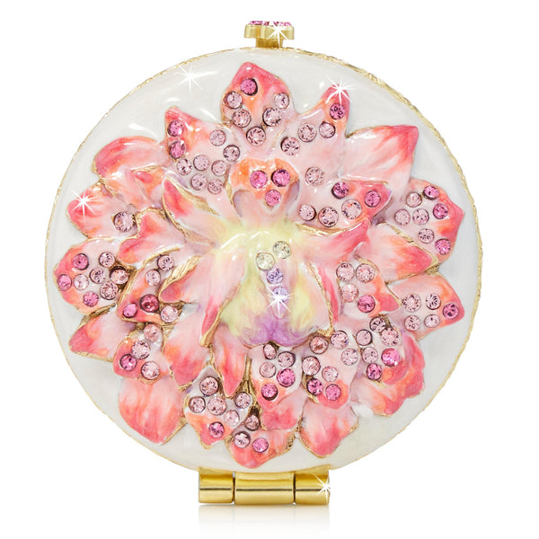 Load image into Gallery viewer, Jay Strongwater Morgan Dahlia Compact