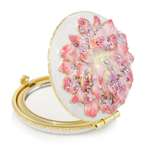 Load image into Gallery viewer, Jay Strongwater Morgan Dahlia Compact