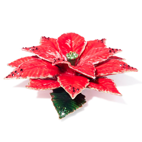 Load image into Gallery viewer, Jay Strongwater Poinsettia Objet