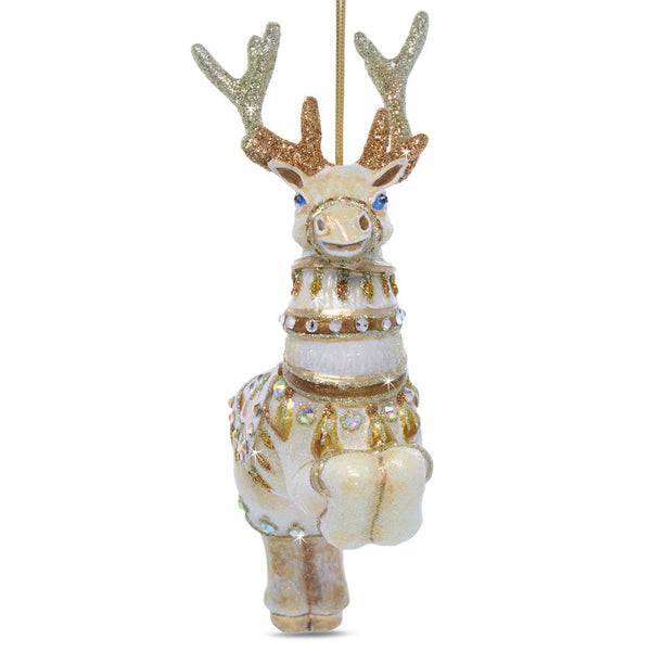 Load image into Gallery viewer, Jay Strongwater Blitzen Glass Ornament
