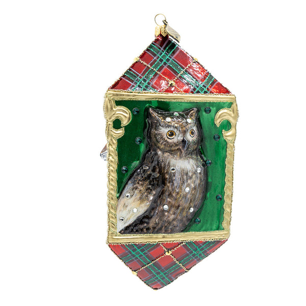 Load image into Gallery viewer, Jay Strongwater Plaid Woodland Animal Ornament