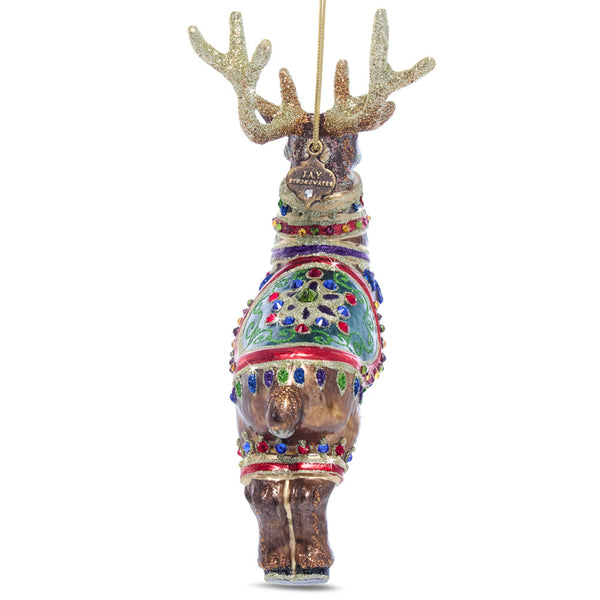 Load image into Gallery viewer, Jay Strongwater Dasher Glass Ornament