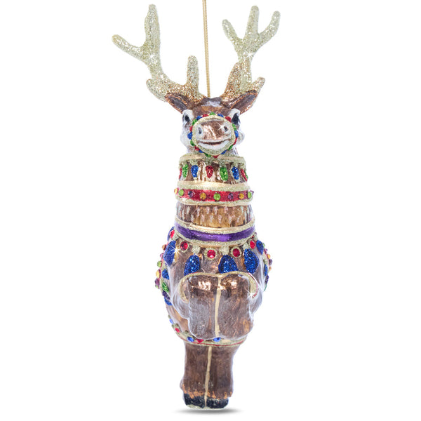 Load image into Gallery viewer, Jay Strongwater Dasher Glass Ornament