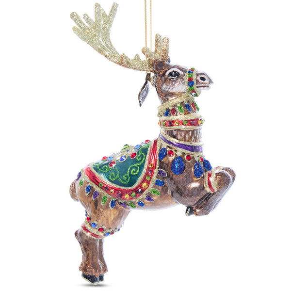 Load image into Gallery viewer, Jay Strongwater Dasher Glass Ornament