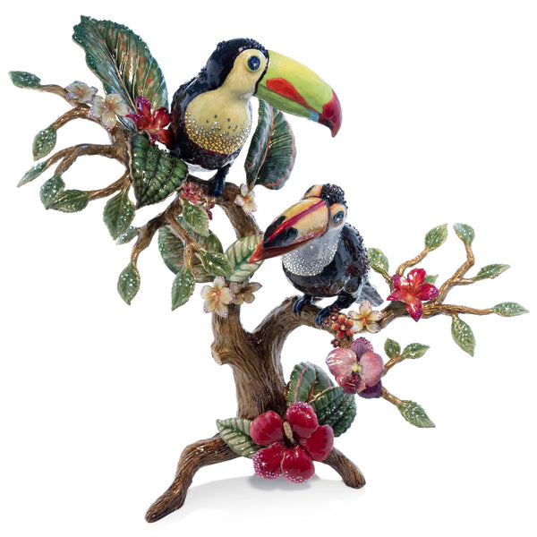 Load image into Gallery viewer, Jay Strongwater Lucy and Axel Toucan Objet