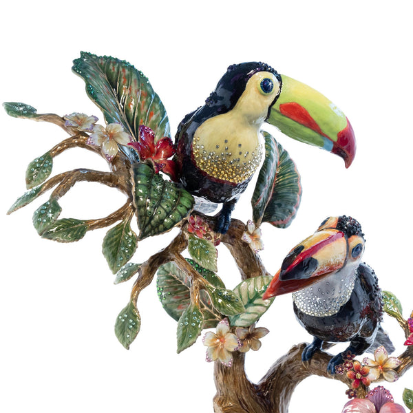 Load image into Gallery viewer, Jay Strongwater Lucy and Axel Toucan Objet
