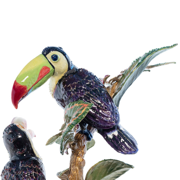 Load image into Gallery viewer, Jay Strongwater Lucy and Axel Toucan Objet