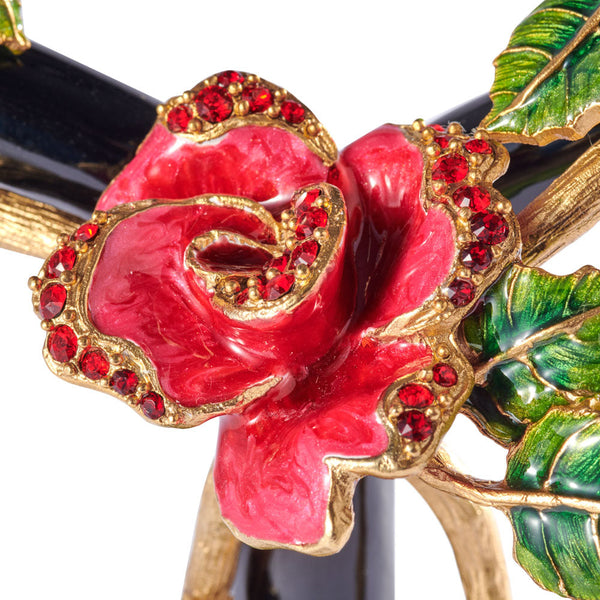 Load image into Gallery viewer, Jay Strongwater Lisha Night Bloom Double Candlestick