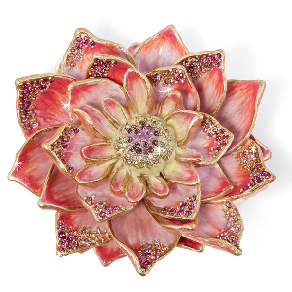 Load image into Gallery viewer, Jay Strongwater Calista Dahlia Bloom Objet
