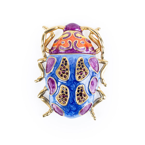 Load image into Gallery viewer, Jay Strongwater Celo Beetle Objet