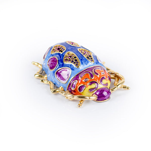 Load image into Gallery viewer, Jay Strongwater Celo Beetle Objet