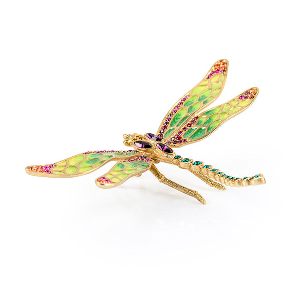 Load image into Gallery viewer, Jay Strongwater Echo Dragonfly Objet