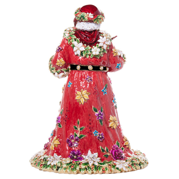 Load image into Gallery viewer, Jay Strongwater Floral Santa