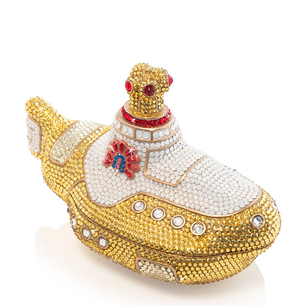 Load image into Gallery viewer, Jay Strongwater Yellow Submarine Rock Box