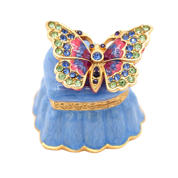 Load image into Gallery viewer, Jay Strongwater Emma Mini Butterfly and Heart Box