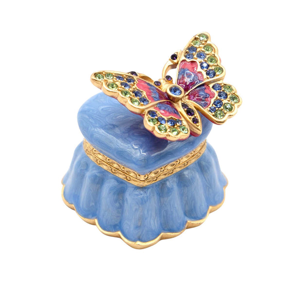 Load image into Gallery viewer, Jay Strongwater Emma Mini Butterfly and Heart Box