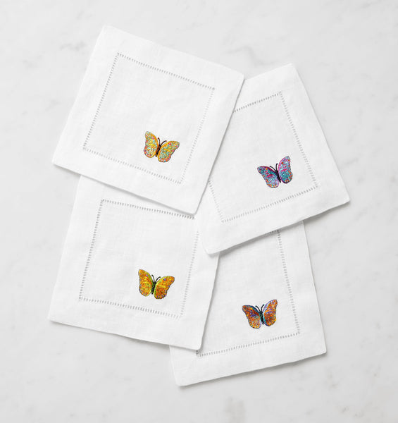 Load image into Gallery viewer, Sferra Bordano - Set of 4 - Cocktail Napkins