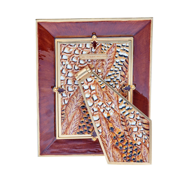 Load image into Gallery viewer, Jay Strongwater Henry 5" x 7" Pheasant Frame - Natural