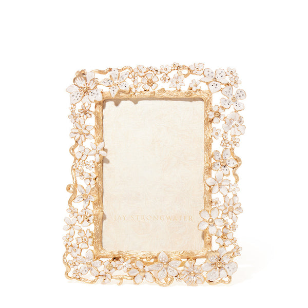 Load image into Gallery viewer, Jay Strongwater Leartes 4" x 6" Frame - Bridal