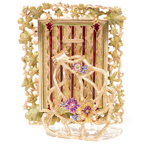 Load image into Gallery viewer, Jay Strongwater Leartes 4" x 6" Frame - Bouquet