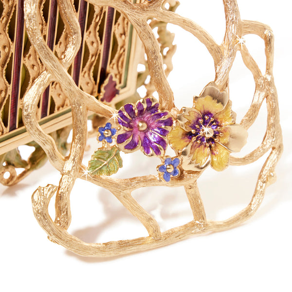 Load image into Gallery viewer, Jay Strongwater Leartes 4" x 6" Frame - Bouquet