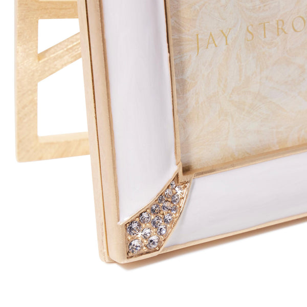 Load image into Gallery viewer, Jay Strongwater 4" x 6" Lavinia Frame - Opal