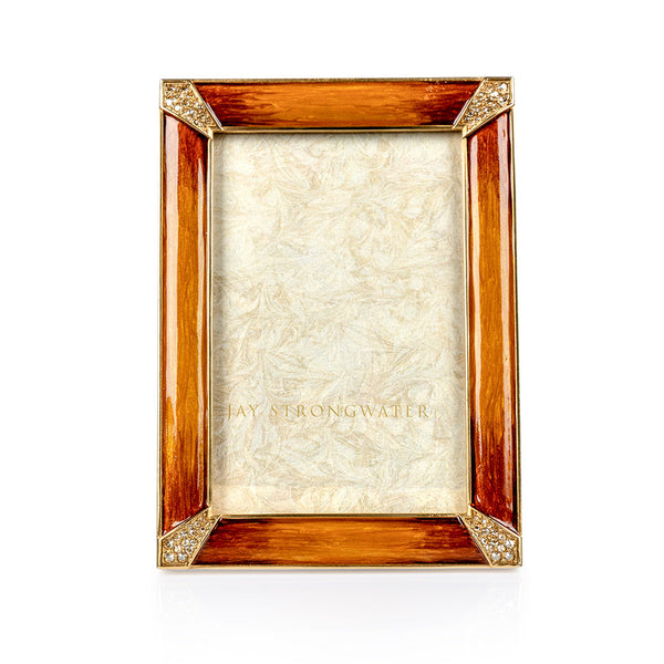 Load image into Gallery viewer, Jay Strongwater 4" x 6" Lavinia Frame - Topaz