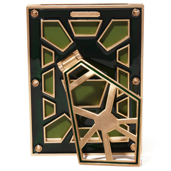 Load image into Gallery viewer, Jay Strongwater 4" x 6" Lavinia Frame - Green