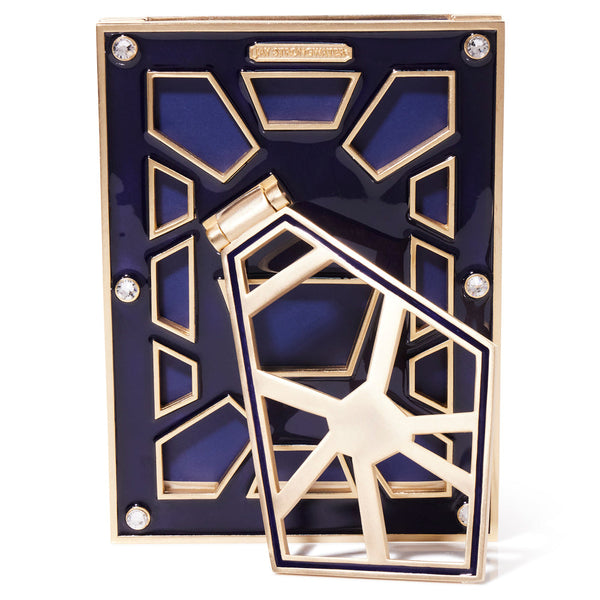 Load image into Gallery viewer, Jay Strongwater 4" x 6" Lavinia Frame - Delft Garden