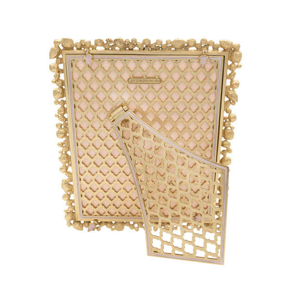 Load image into Gallery viewer, Jay Strongwater 8" x 10" Bejeweled Picture Frame - Baby Pink